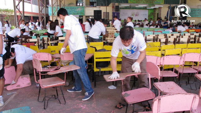 A Day Of Giving Call Center Agents Join Brigada Eskwela